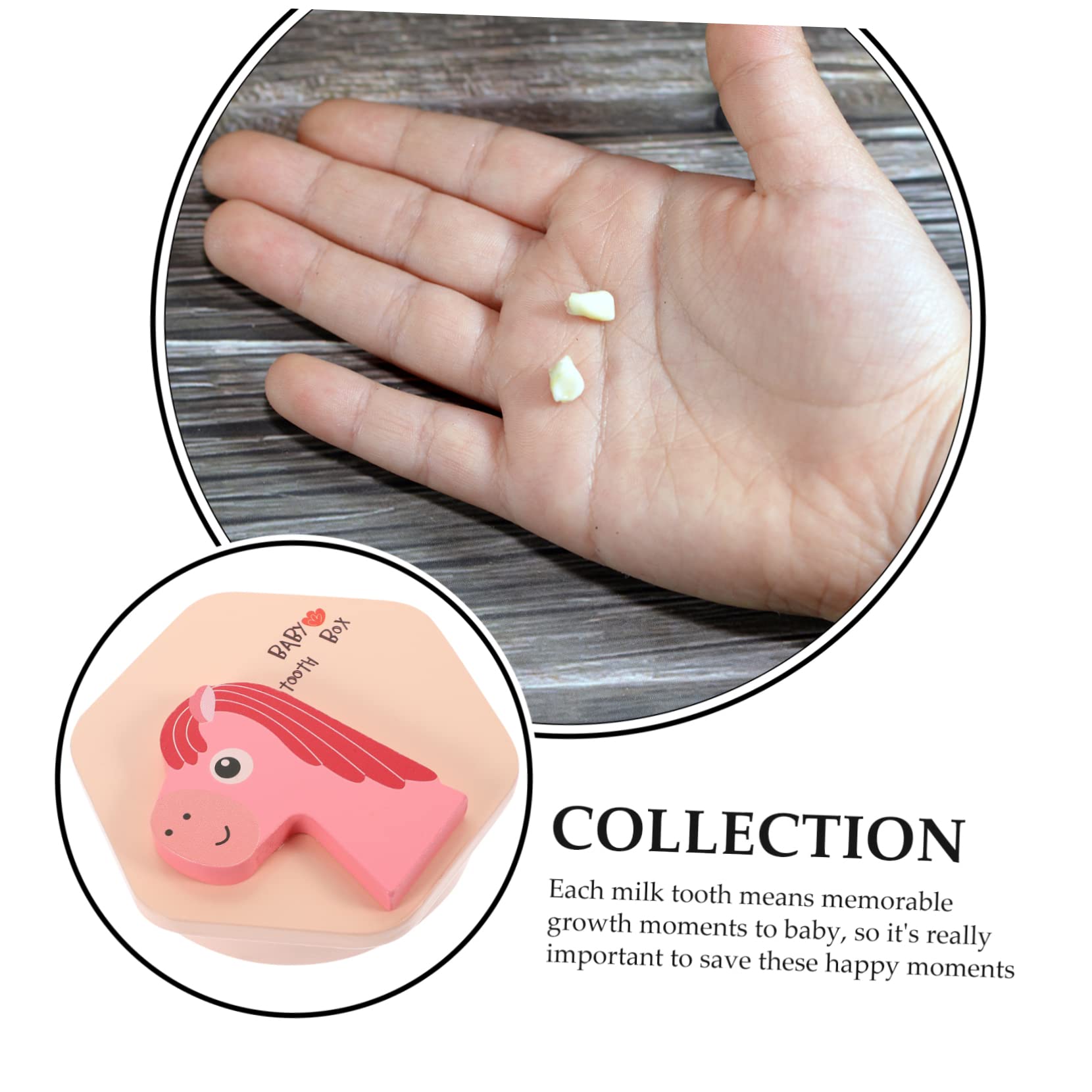 ifundom 4pcs Baby Tooth Keepsake Box Set - First Tooth Organizer for Boys & Girls - Perfect for Newborns & Toddlers - Great Baby Shower Gift & Memory Preservation
