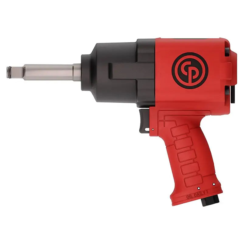 CP7741 1/2 Inch Pneumatic Impact Wrench with 2 Extensions - Heavy Duty Air Impact Gun for Automotive Repair, Tire Changes & Construction Work