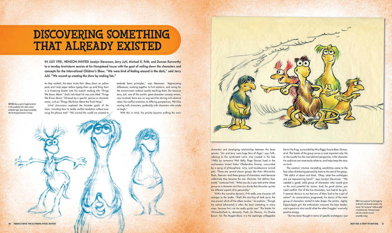 Fraggle Rock: The Ultimate Visual History Book - Jim Henson's Classic Puppet Show Art & Behind-the-Scenes Stories - Perfect for Collectors, Fans & Entertainment Lovers