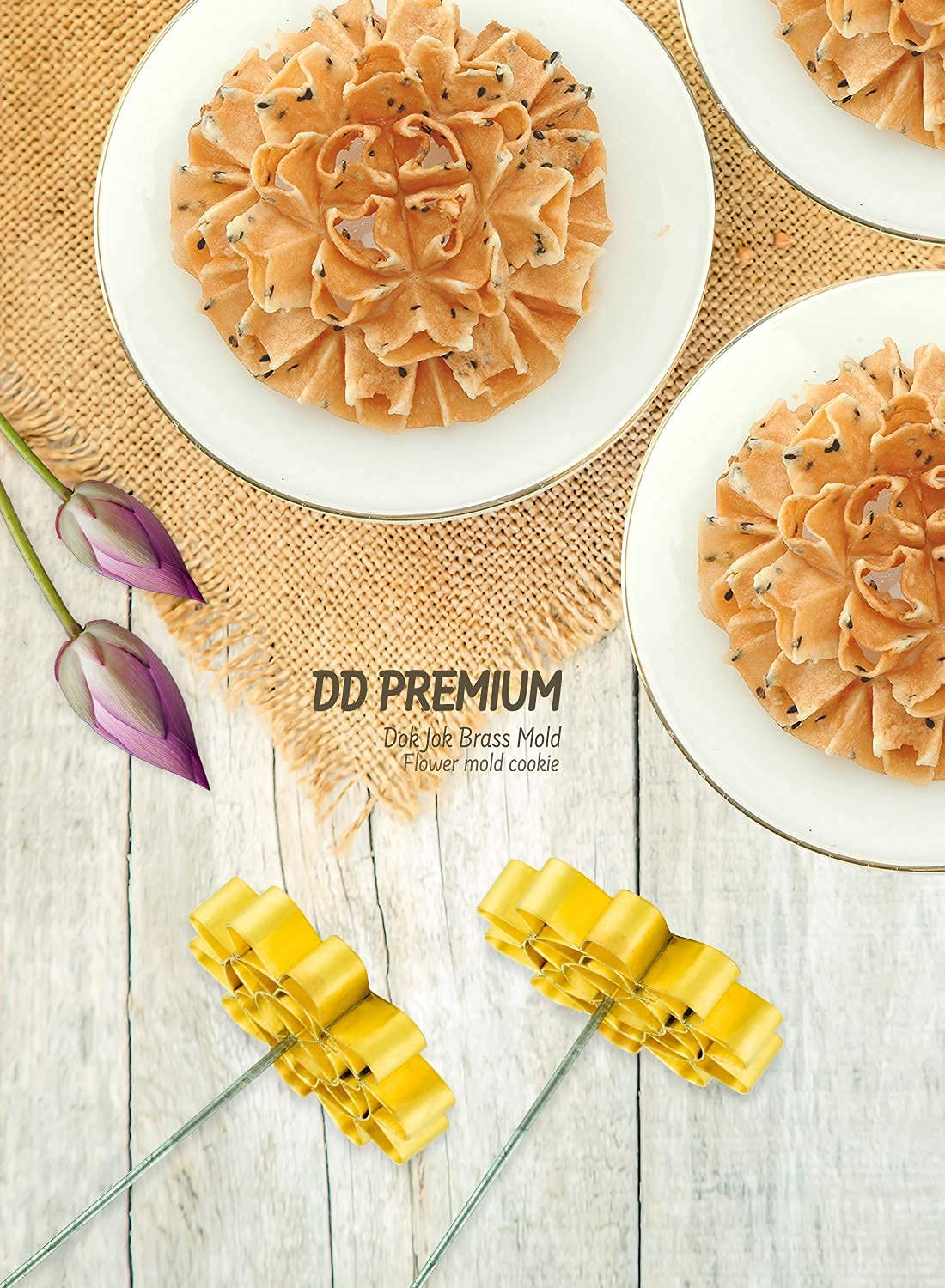 Premium Brass Thai Dessert Mold - Large 4.13