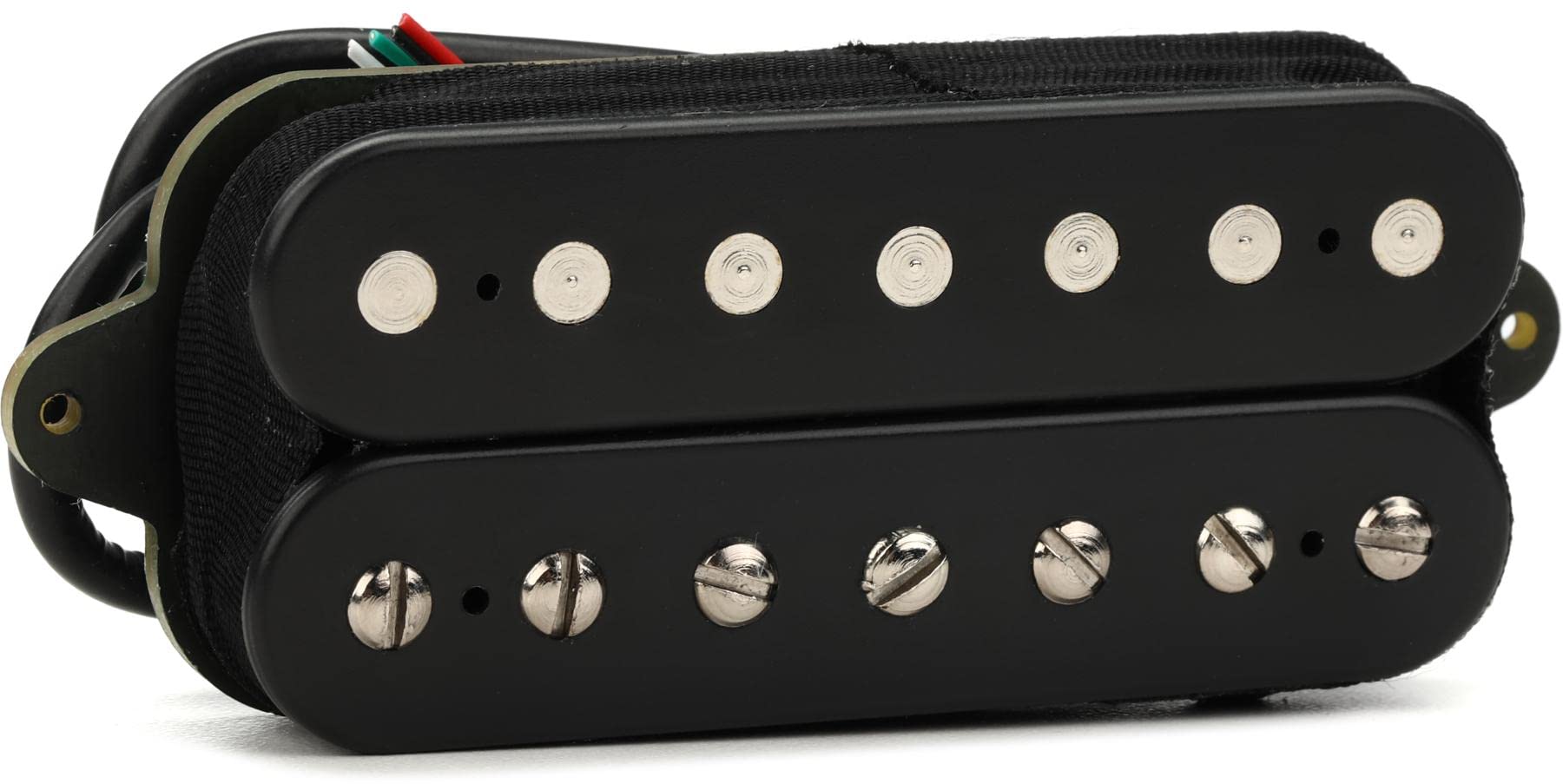 DiMarzio DP756BK 7-String Electric Guitar Pickup - High Output Black Humbucker for Heavy Metal & Rock Music - Perfect for Stage Performances & Studio Recording