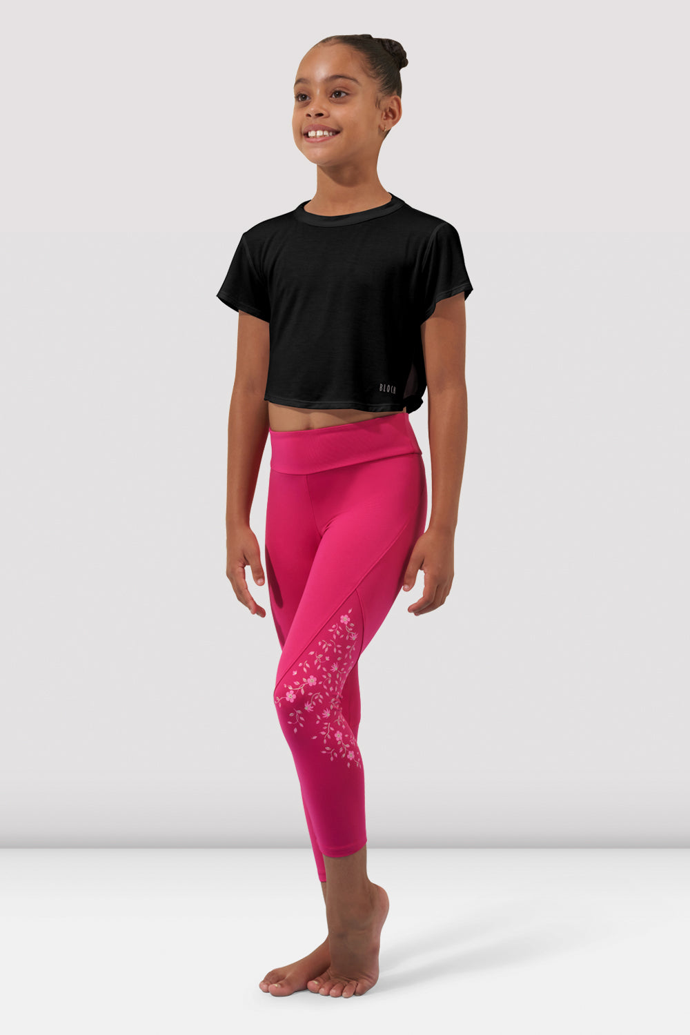 Girls Kyla Relaxed Fit Cropped T-Shirt - Soft Cotton Casual Tee for Everyday Wear | Perfect for School, Playdates & Weekend Outfits