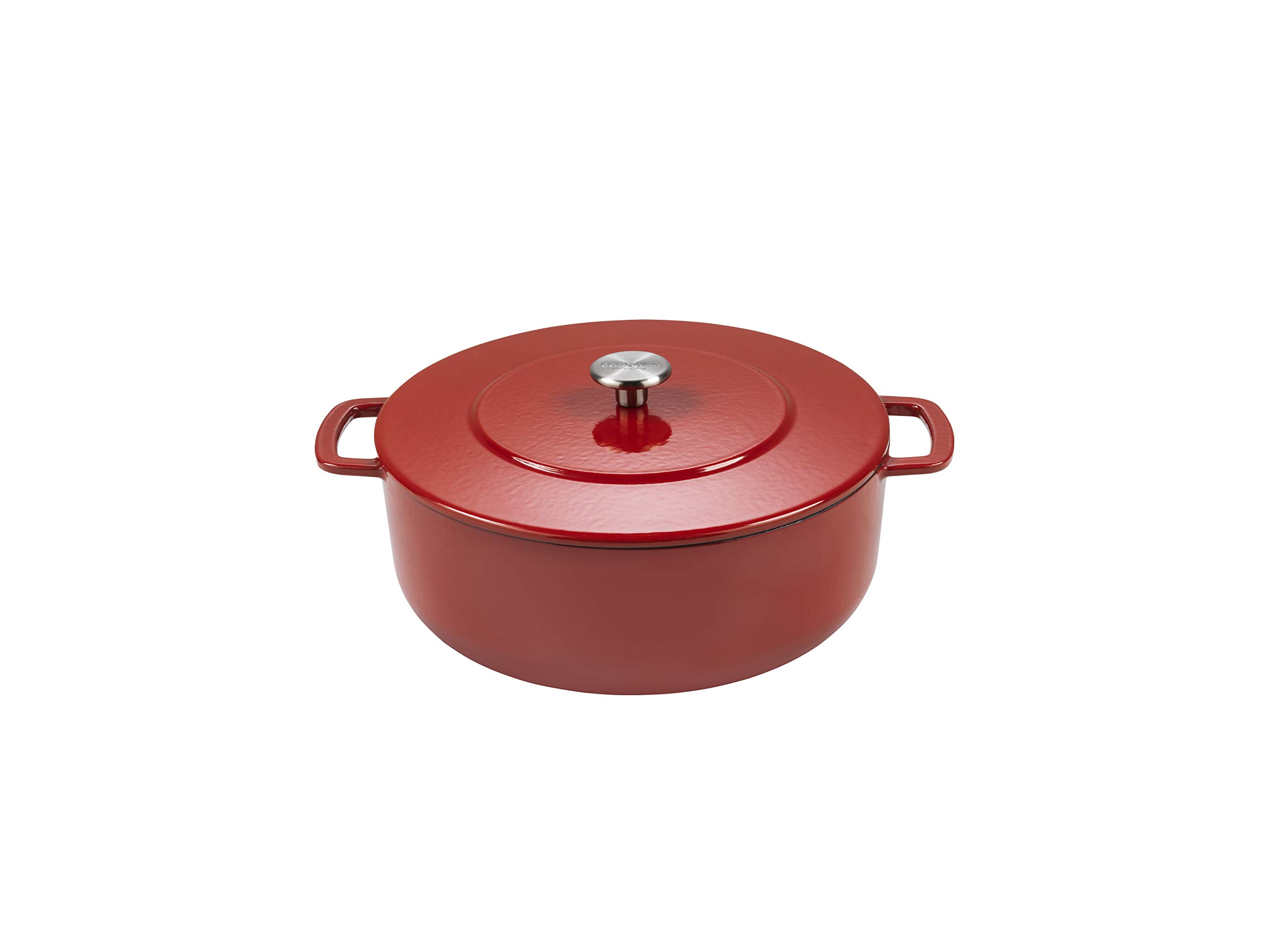 Premium Sous-Chef Dutch Oven - 6.5 Quart Enameled Cast Iron Pot with Lid - Perfect for Braising, Baking & Slow Cooking - Ideal for Soups, Stews & Bread Making in Oven or Stovetop