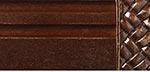 Finial Company Grooved Wood Poles - Flat Black with Gold Finish - Perfect for DIY Home Decor, Wedding Centerpieces, and Craft Projects