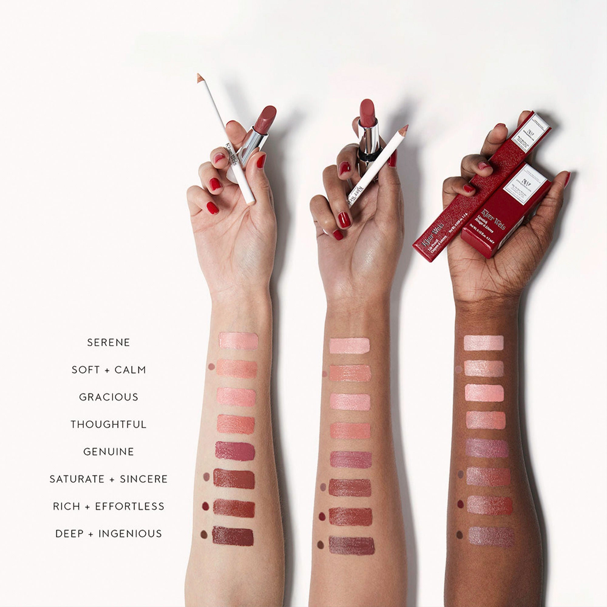 Kjaer Weis Refillable Lipstick - Organic, Vegan & Cruelty-Free - Perfect for Everyday Wear & Special Occasions