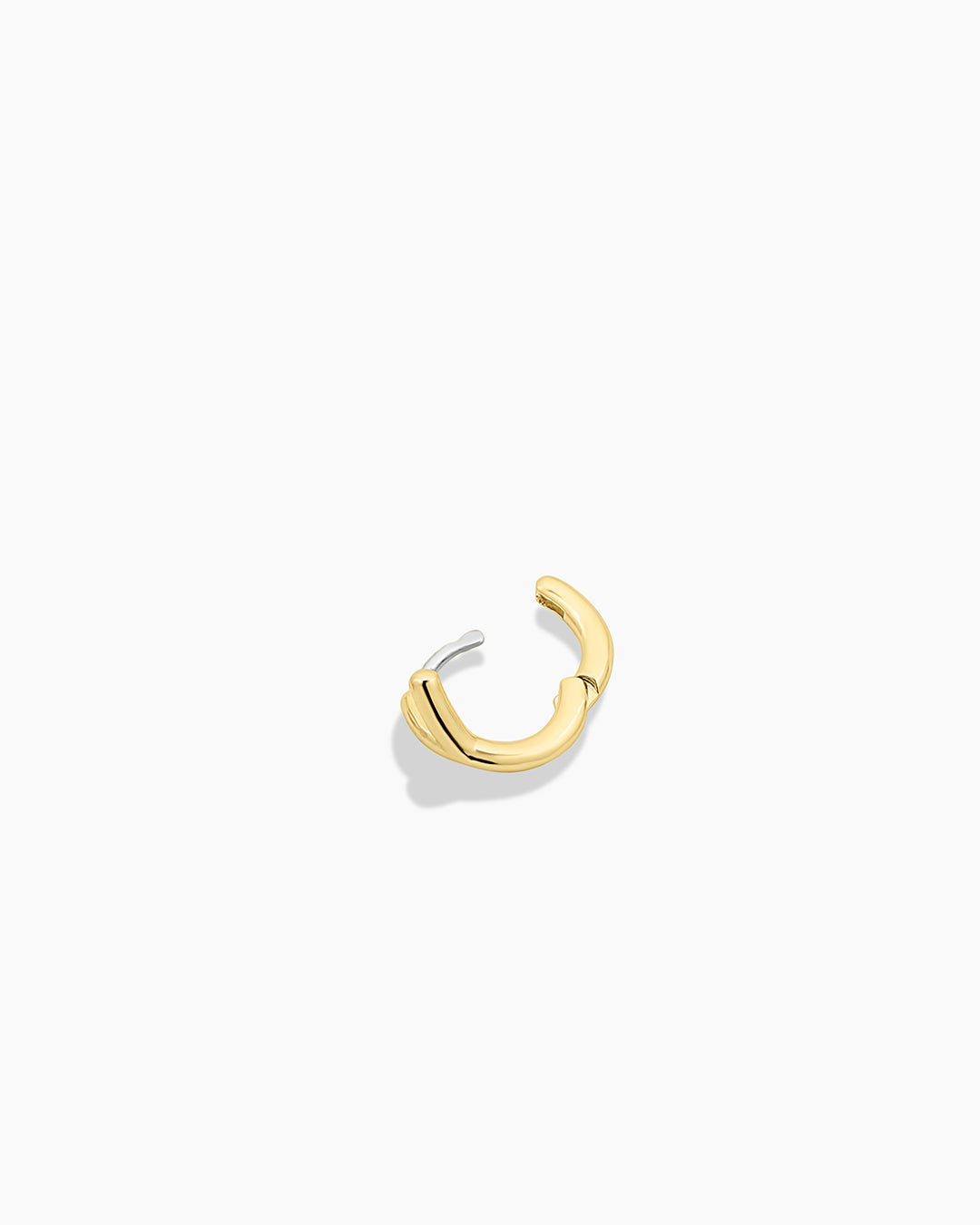 Alphabet Single Huggie Earrings - Gold Plated Initial Letter Studs for Women - Perfect for Everyday Wear, Gifts & Special Occasions