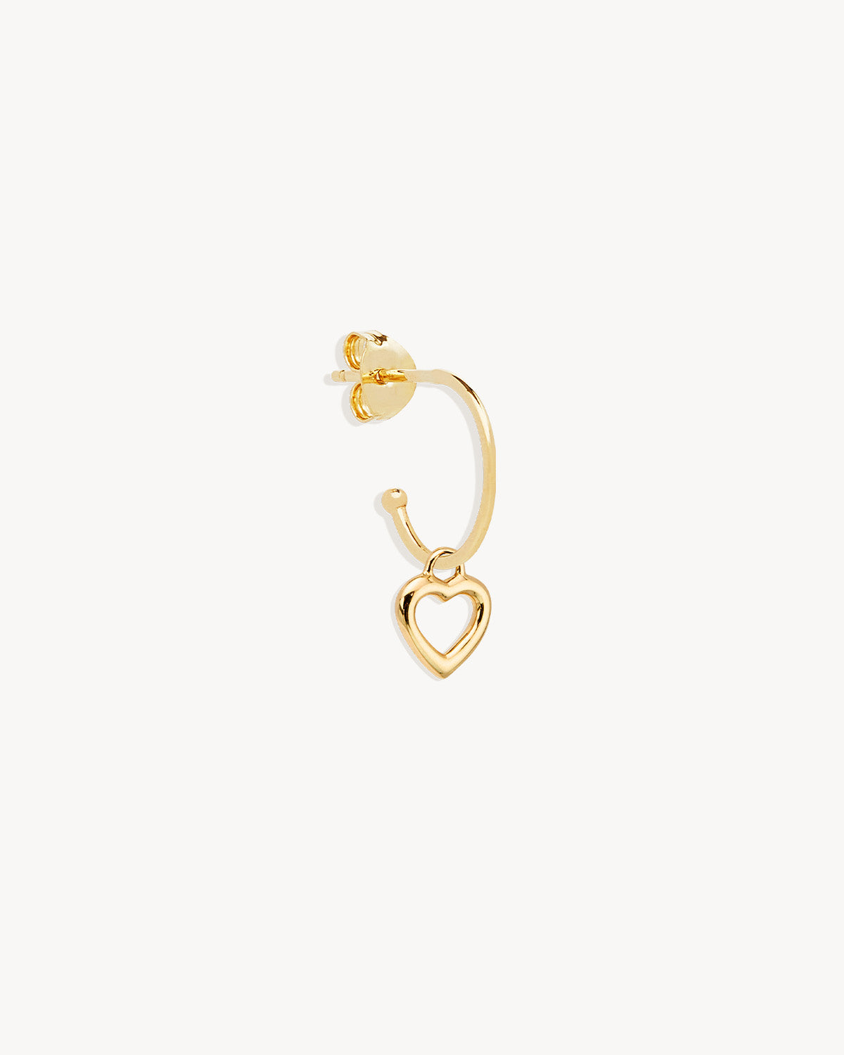 14K Solid Gold Pure Love Hoop Earrings for Women - Dainty Huggie Hoops for Everyday Wear & Special Occasions