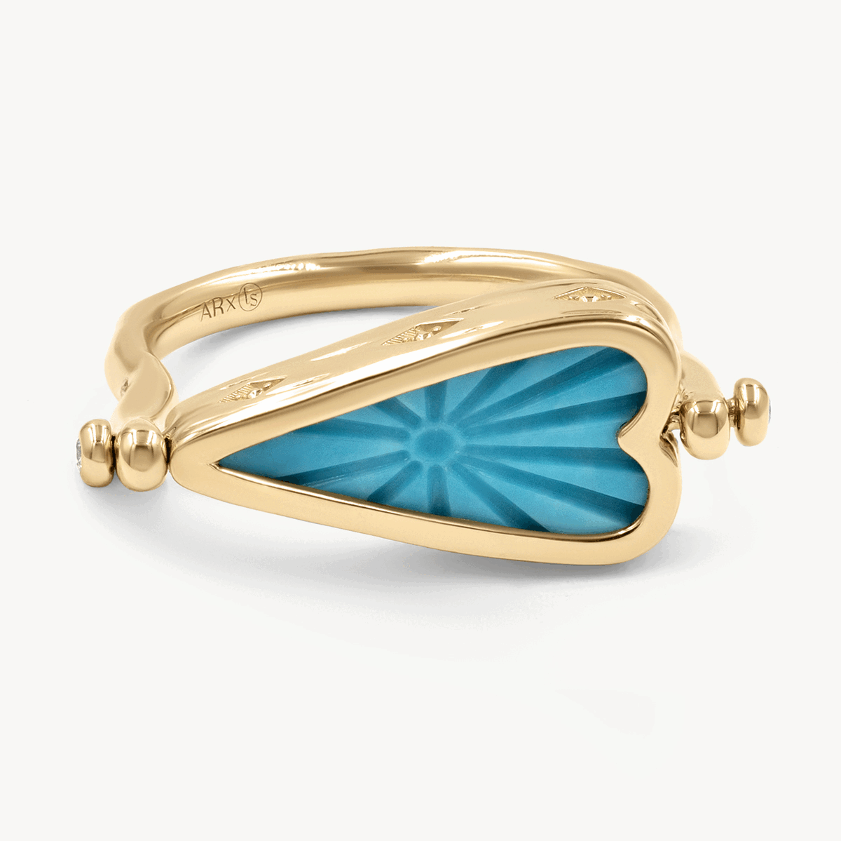 Wild Heart Flip Ring - Dainty Adjustable Stackable Ring for Women - Perfect for Layering, Gifts & Everyday Wear