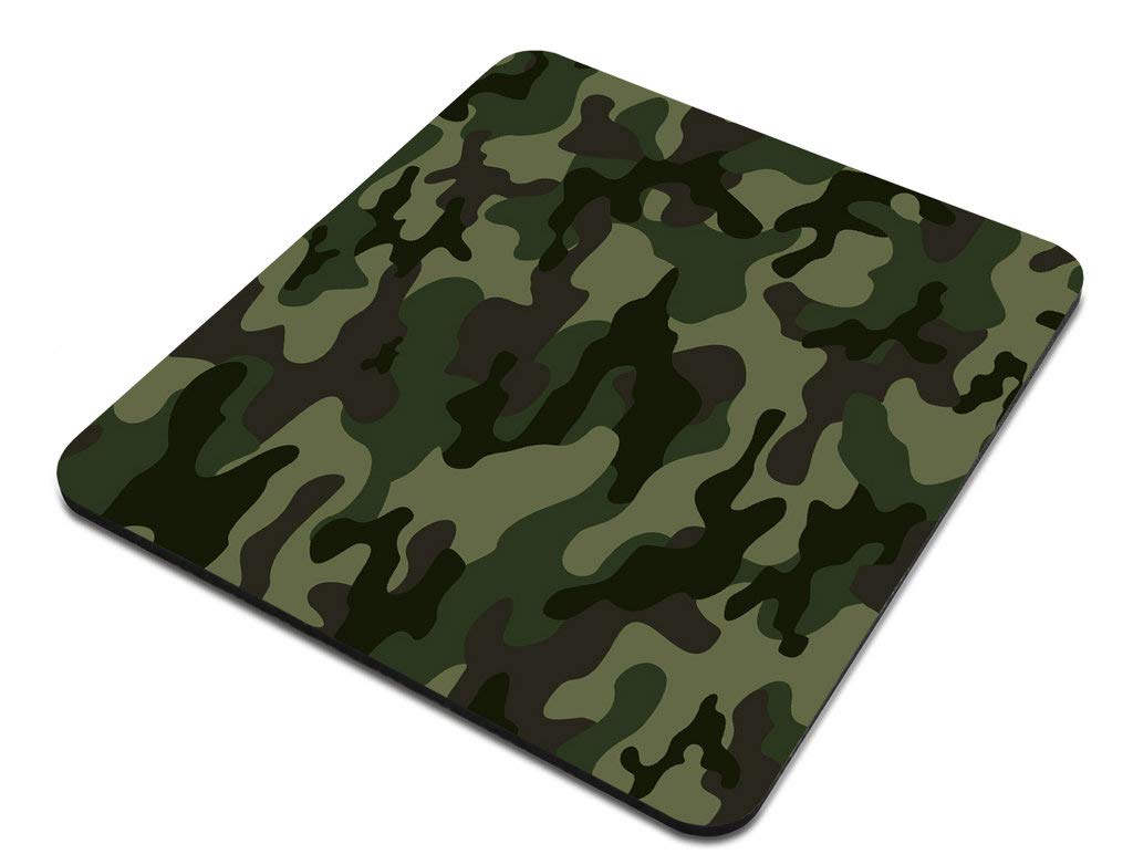 Green Camouflage Mousepad - Office & Gaming Desk Accessories