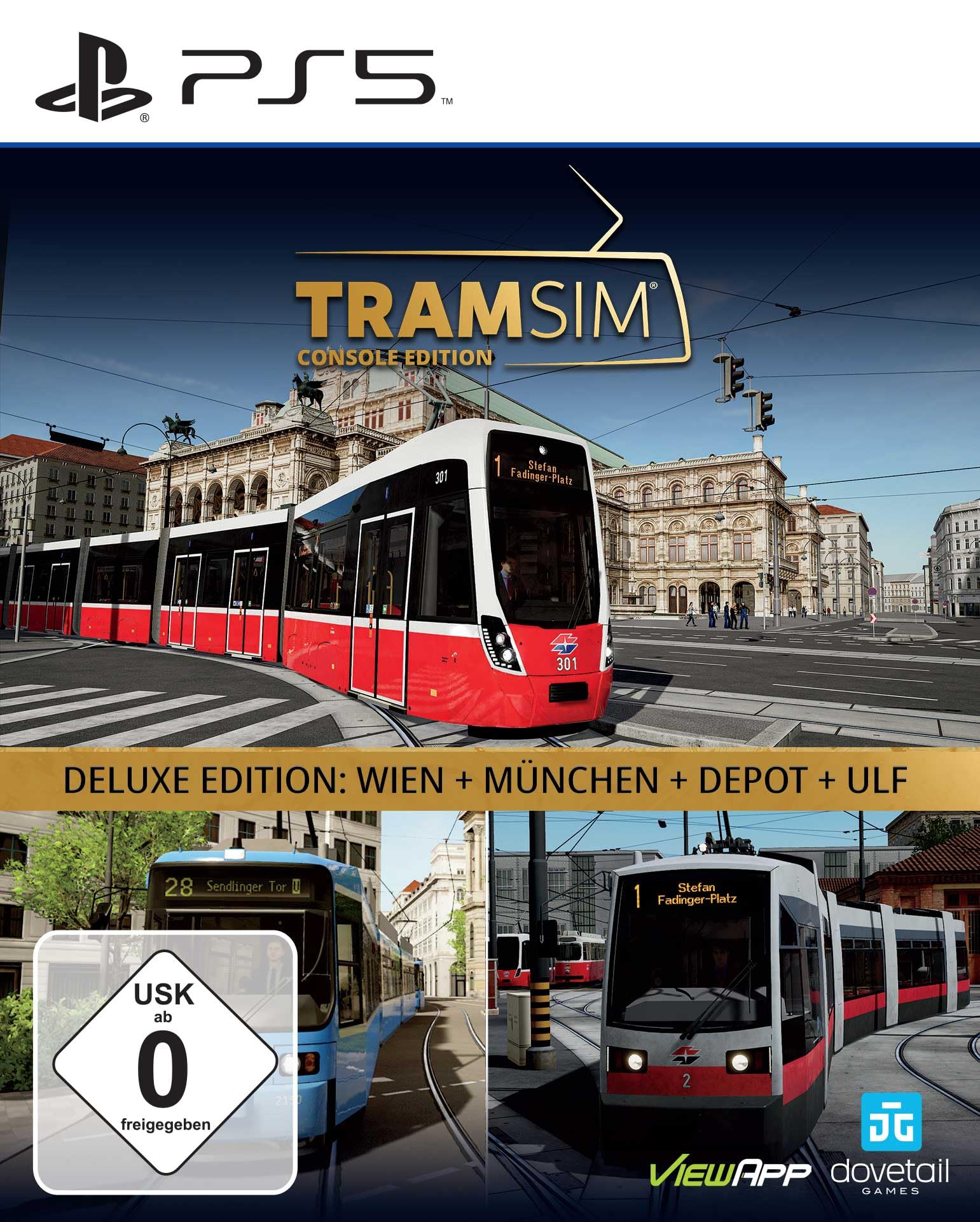 Tram Simulator Deluxe for PlayStation 5 - Realistic City Transport Simulation Game | Perfect for Train Enthusiasts & Urban Planning Fans