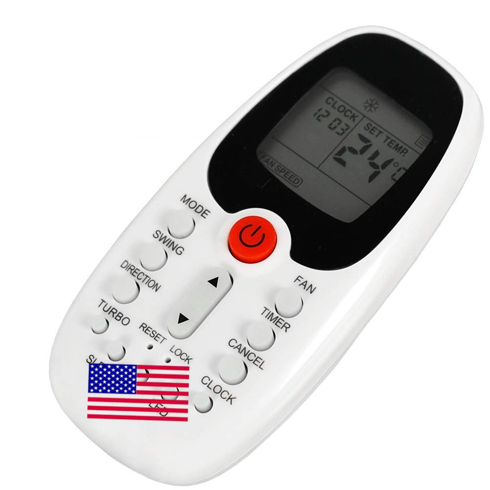Choubenben R06/BGE Replacement Remote Control for Midea Air Conditioner - Compatible with Midea AC Units, Universal Remote for Cooling & Heating - Perfect for Home, Office, and Bedroom Use