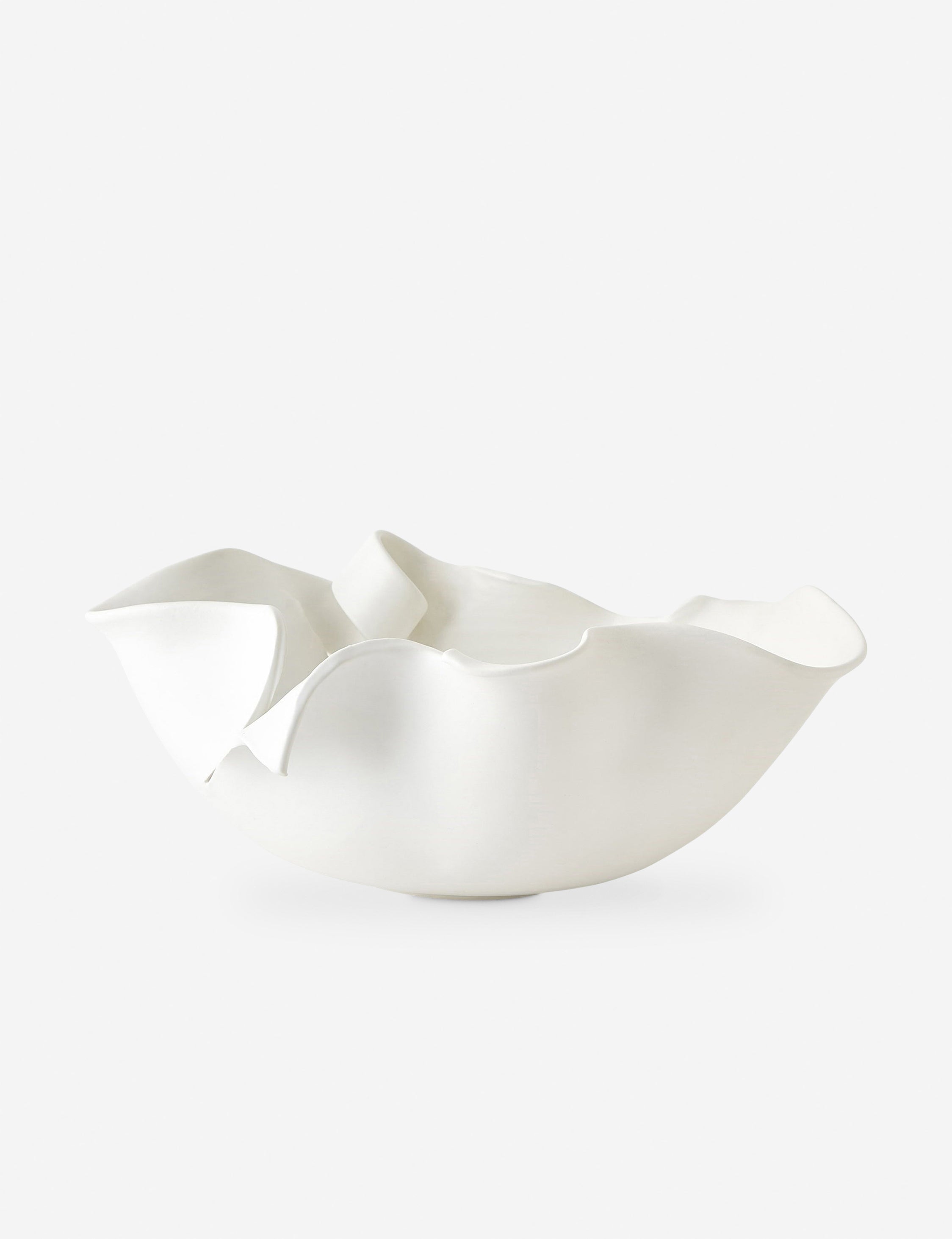 Handmade Charlotte Bowl by Ashley Childers - Ceramic Fruit Serving Bowl for Kitchen & Dining Decor - Perfect for Salads, Snacks & Centerpieces