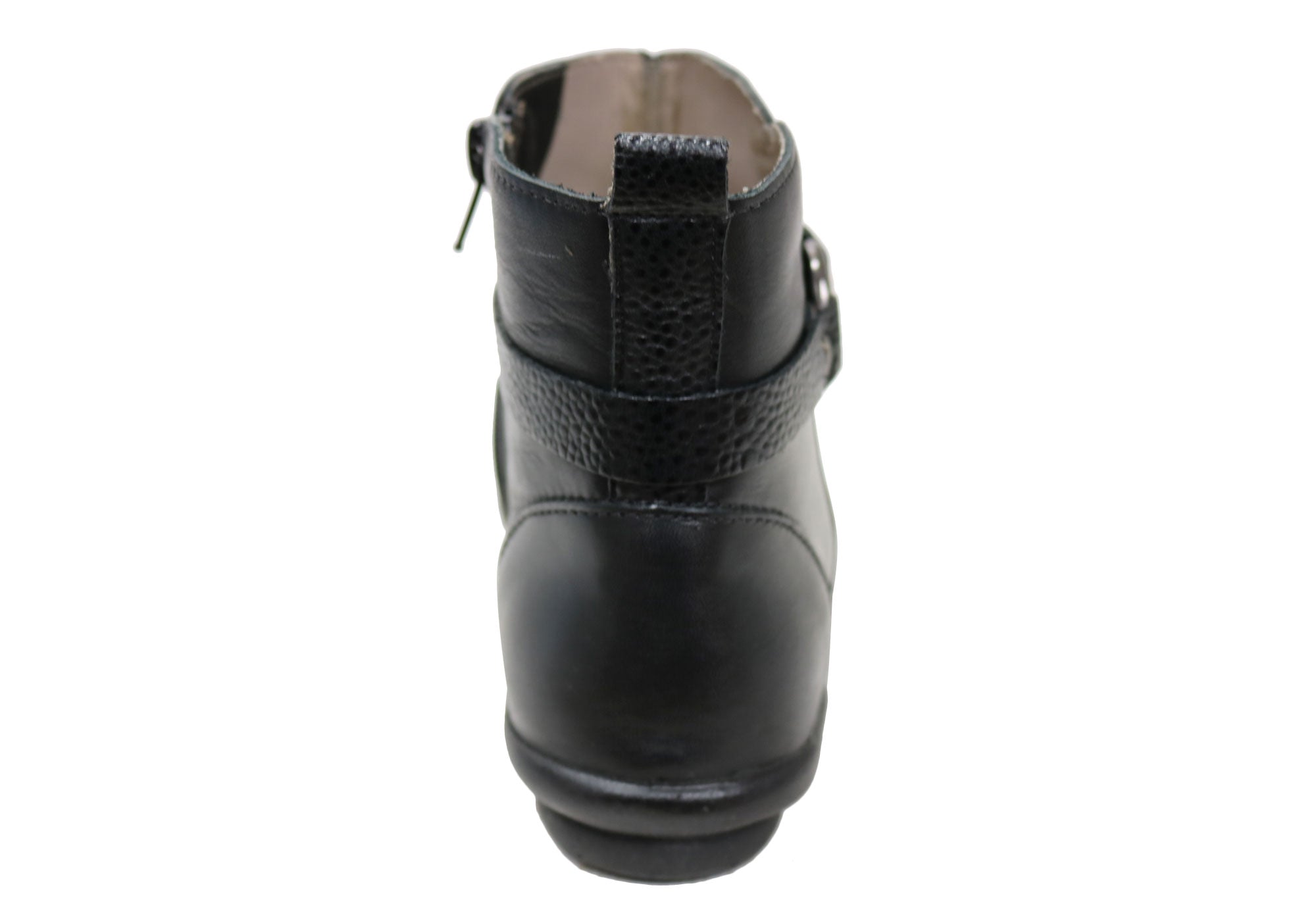 J Gean Andrea Women's Comfortable Leather Ankle Boots - Brazilian Made - Perfect for Fall Fashion, Office Wear & Casual Outings