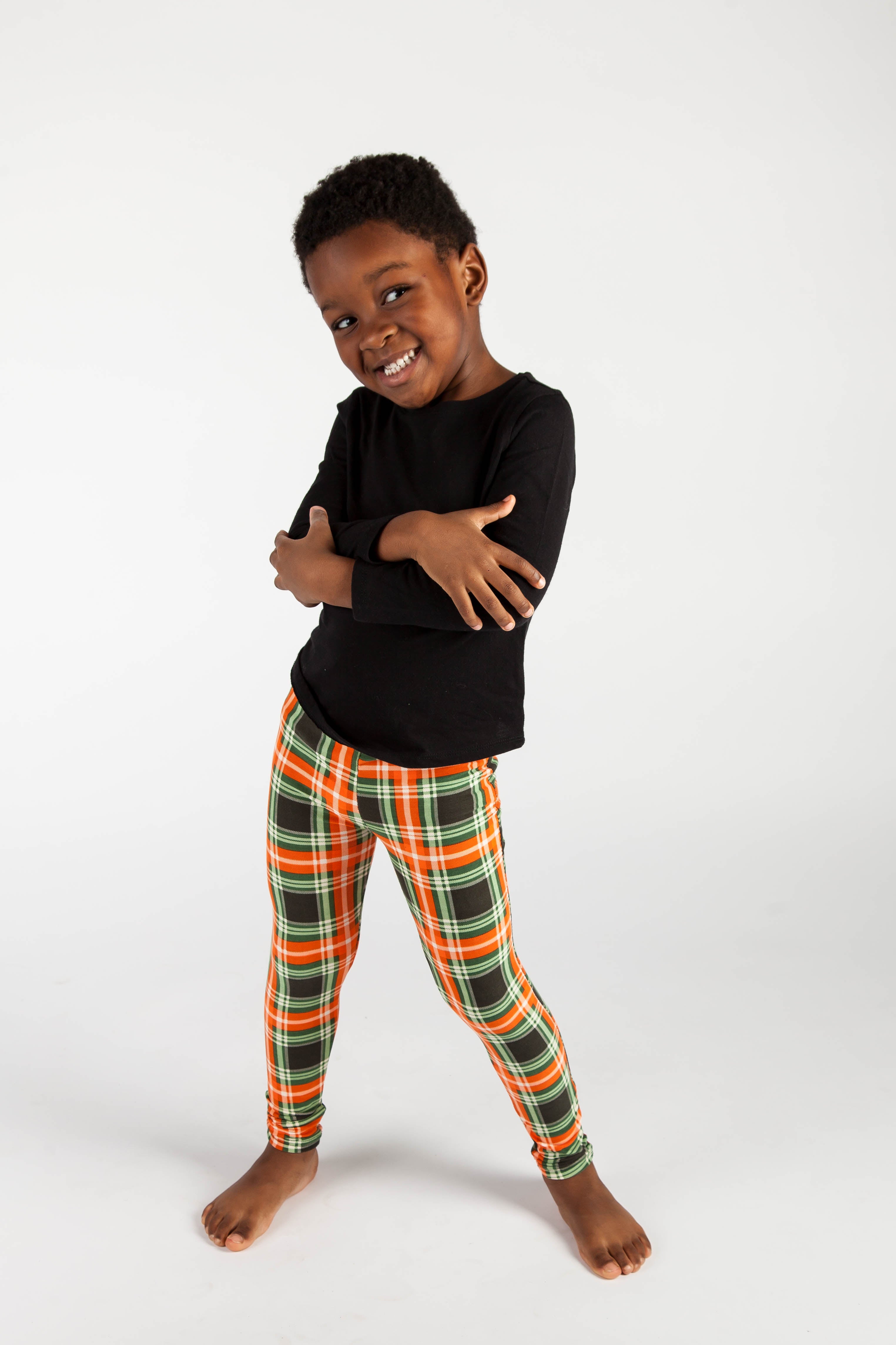 Patrick Plaid Kids Short Sleeve Shirt - Soft Cotton Button-Up for Boys & Girls (Sizes S/M) - Perfect for School, Playdates & Family Photos