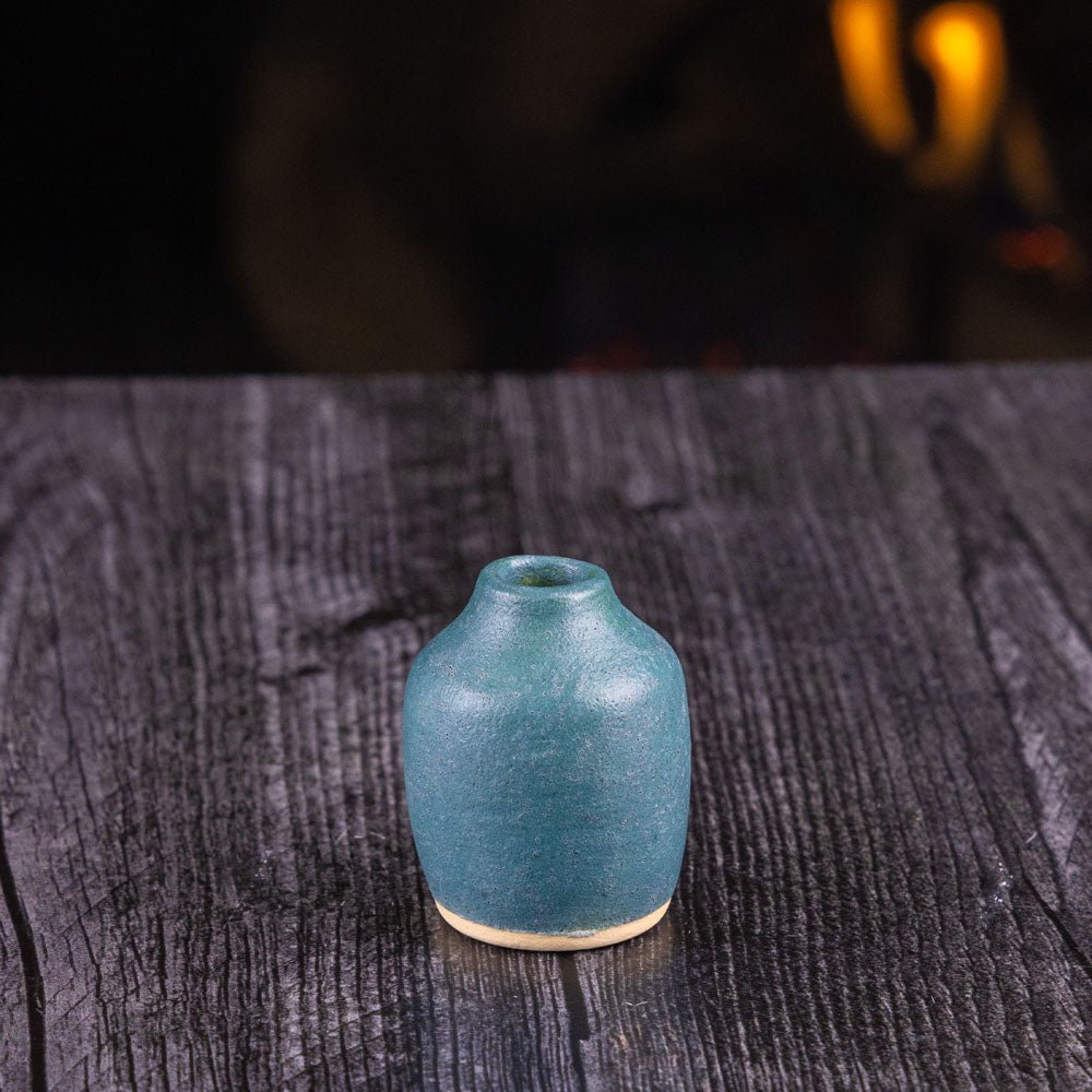 Miniature Tiny Stoneware Bud Vase - Small Ceramic Pot #574 for Succulents, Herbs & Floral Arrangements | Perfect for Home Decor, Wedding Centerpieces & DIY Crafts
