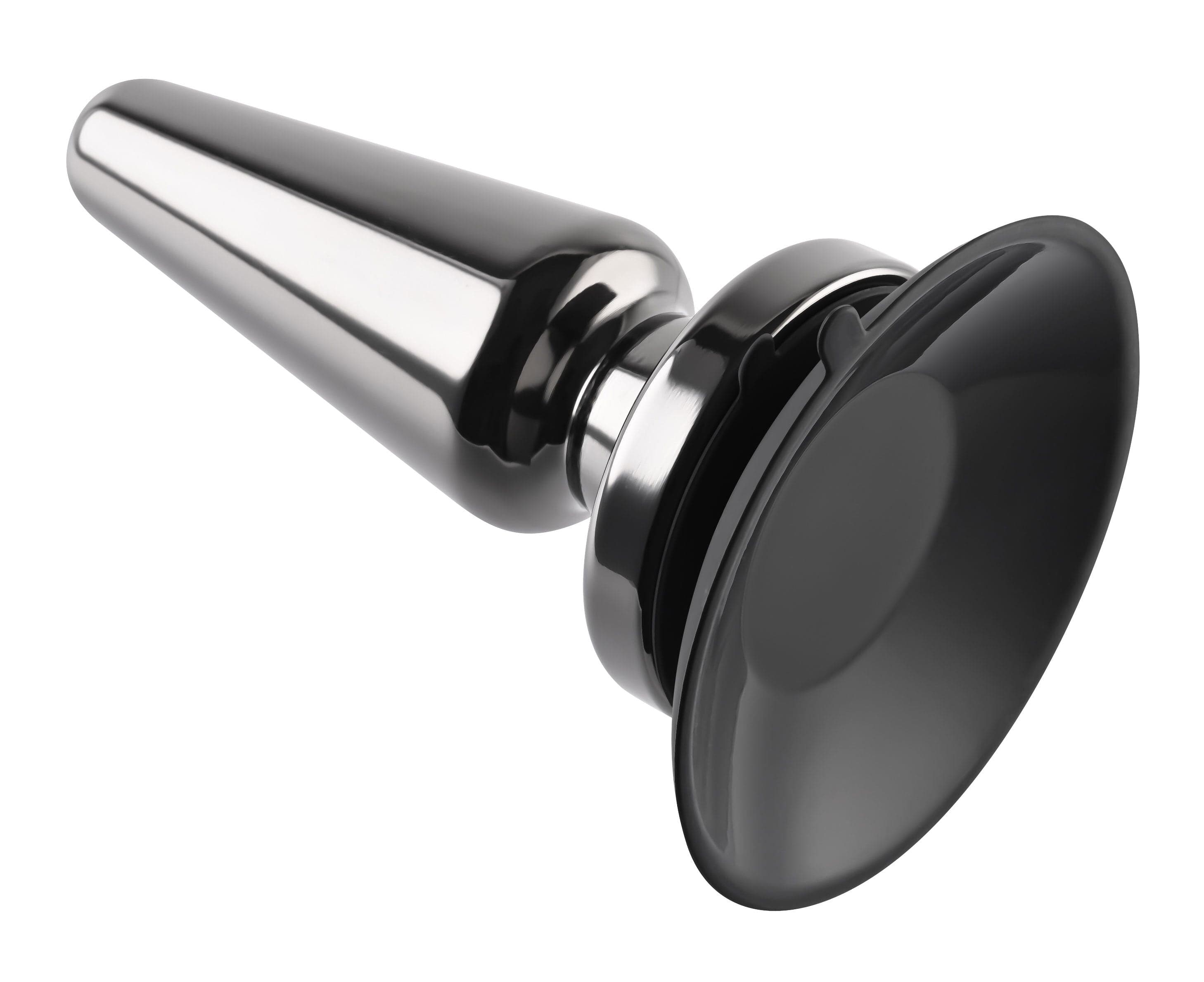 Premium Metal Vibrating Butt Plug with Strong Suction Cup - Remote Control Anal Toy for Couples Play & Solo Pleasure - Perfect for BDSM, Roleplay & Sensual Massage