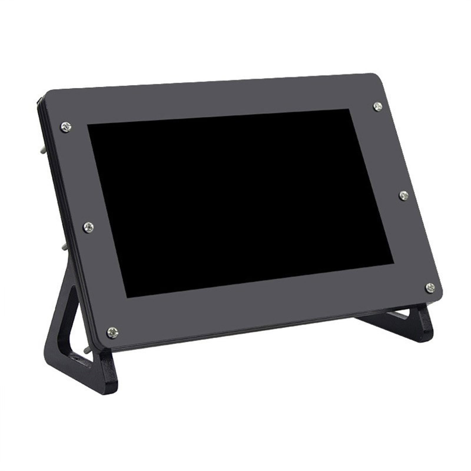 7-Inch Touch Screen Monitor Case - Black Acrylic Shell for 1920x1080 LCD Display | Durable Housing for PC, Raspberry Pi & DIY Projects | Perfect for Digital Signage, Kiosks & Embedded Systems