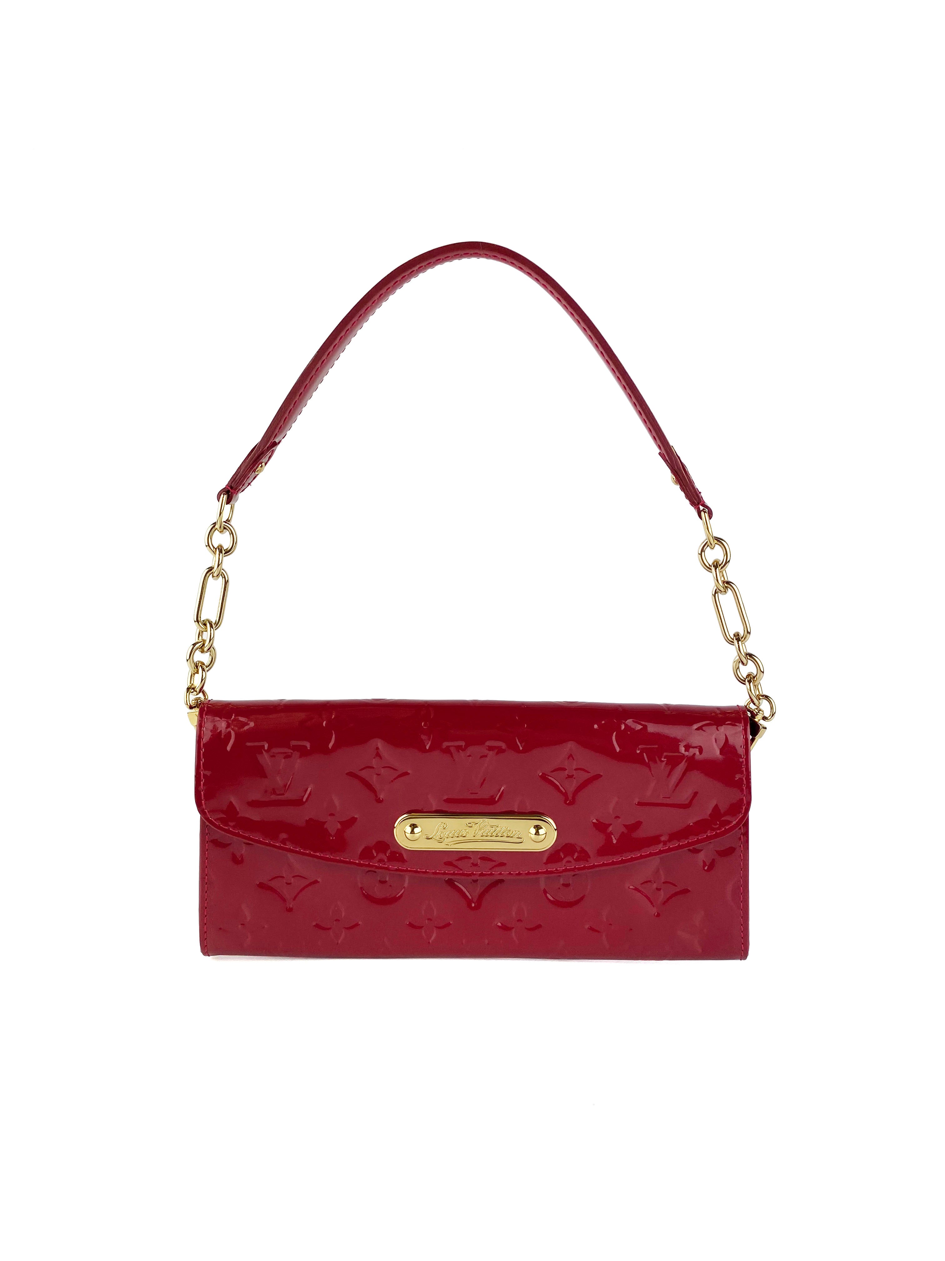 Authentic Louis Vuitton Sunset Blvd Bag in Red Vernis Leather - Luxury Designer Handbag for Women, Perfect for Parties, Date Nights & Special Occasions