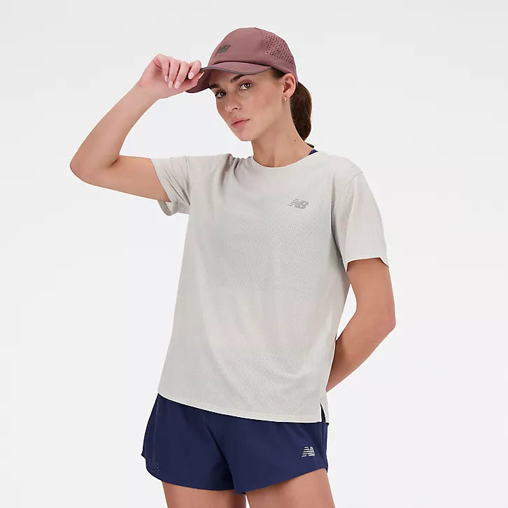 Women's New Balance Running T-Shirt - Lightweight, Breathable & Moisture-Wicking Workout Top for Jogging, Gym & Outdoor Sports