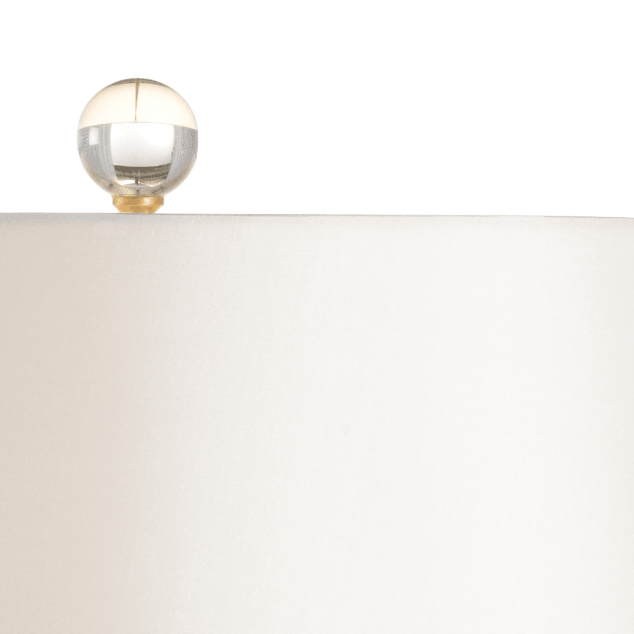 Audrey Table Lamp - Blue with Gold Detailing & Off White Silk Shade | Bedroom Nightstand, Living Room, Office Desk Lighting Decor