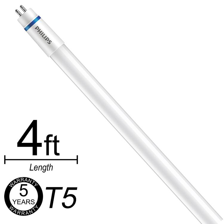 Philips T5 LED Tube Light 24W 3500 Lumens 5000K Daylight - Ballast Compatible Type A for Office, Warehouse & Retail Lighting - Energy Efficient Replacement for T5 HO Fluorescent Tubes