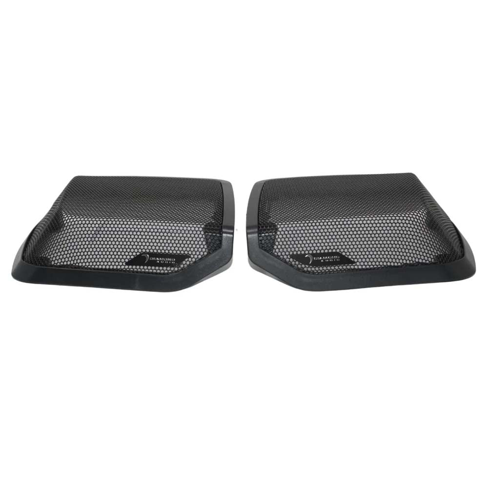 Diamond Audio MS694CX2LK13 Harley Davidson® Cut In Lid Kit with MS69CX Speaker (4Ω) for 1998-2013 Models + MICRO2V2 2-Channel Class D Amplifier - Premium Motorcycle Audio Upgrade for Harley Touring Bikes & Custom Builds