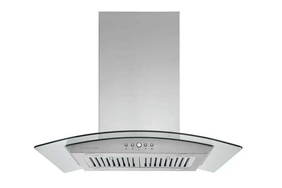Hauslane Chef Convertible Stainless Steel Range Hood - Island Mount, 3 Speed Settings, 200 CFM (IS 200SS) - Perfect for Modern Kitchen Ventilation & Smoke Removal