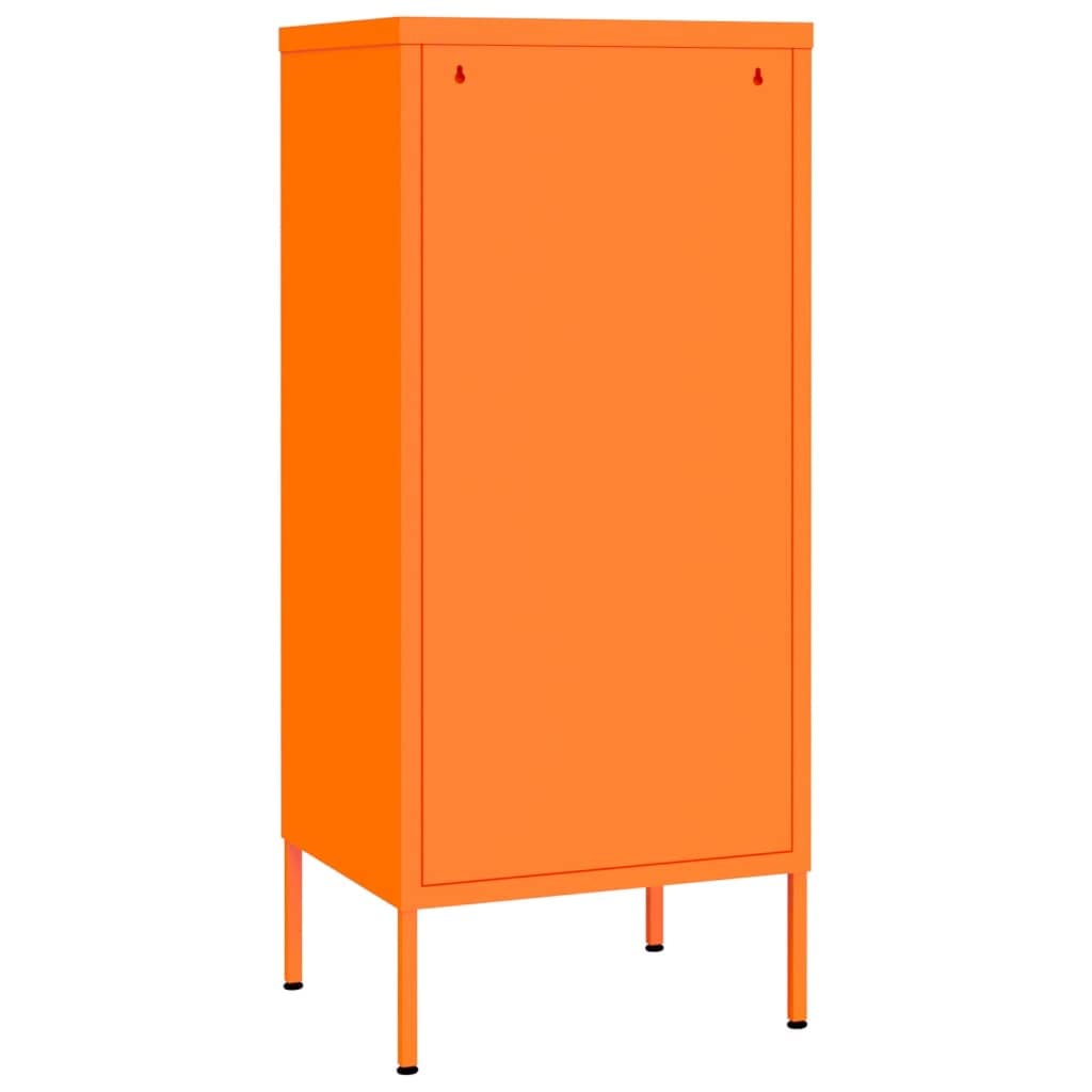 SKM Heavy Duty Metal Storage Cabinet - 1 Door & 2 Adjustable Shelves, 16.7