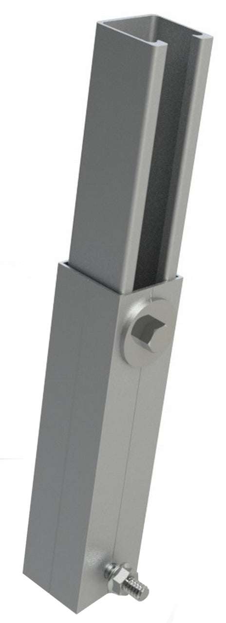 Unirac Adjustable Tilt Leg 12 without L Foot 307107M - Solar Panel Mounting Bracket for Rooftop Installation