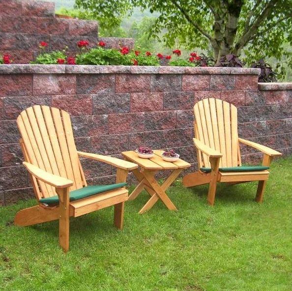 Premium Pine Fanback Adirondack Chair by A&L Furniture - Outdoor Patio, Garden, and Poolside Relaxation for Home & Resorts