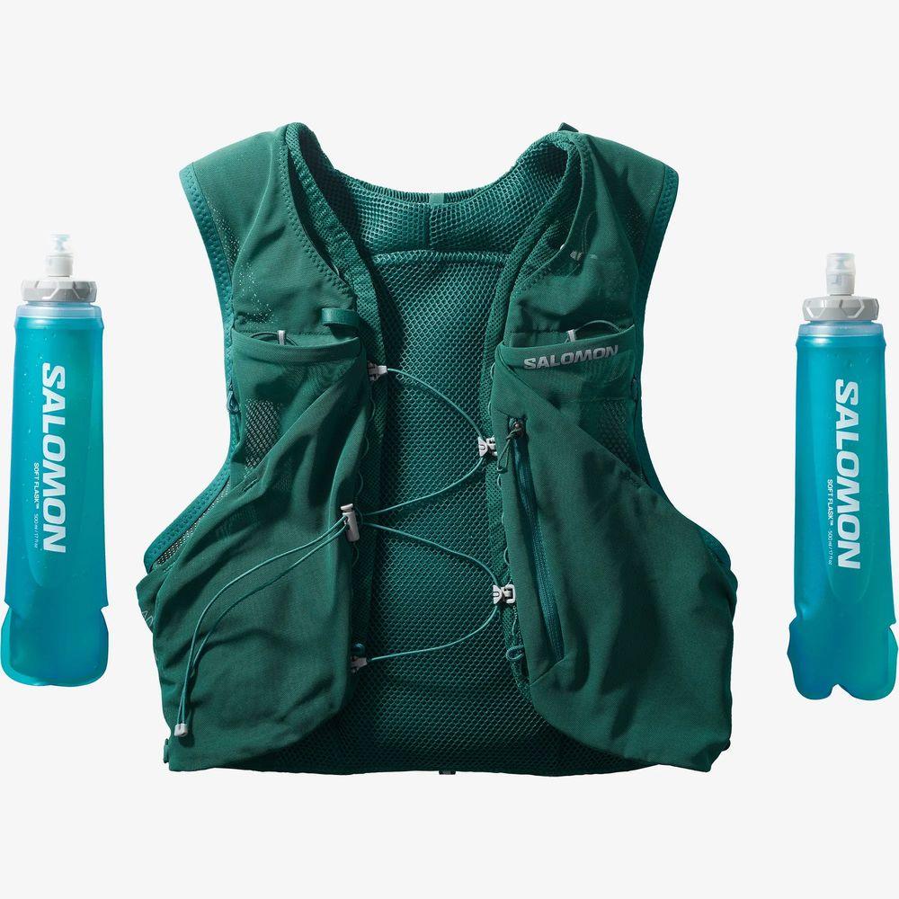 Salomon Unisex Adv Skin 5 Hydration Vest - Lightweight Running Pack for Trail Runners & Hikers - Perfect for Long-Distance Training & Outdoor Adventures