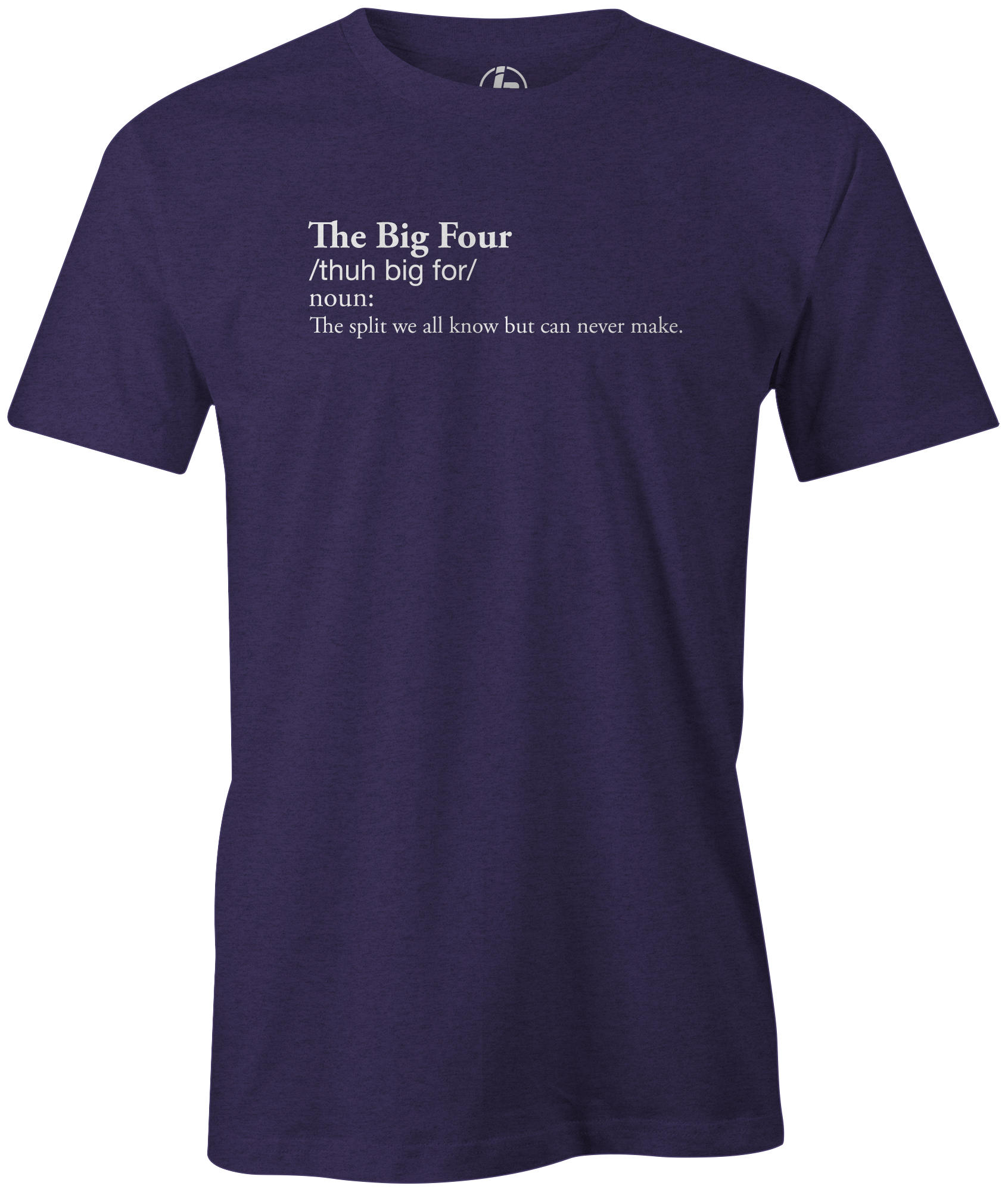 The Big Four Bowling Split Bowler Shirt - Vintage Style Bowling T-Shirt for Men & Women - Perfect for Bowling Leagues, Tournaments & Casual Wear