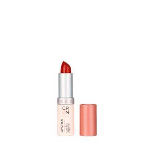Organic Green Pumpkin Lipstick with Jojoba Oil - Moisturizing & Long-Lasting - Talc-Free Vegan Cosmetics - 4g - Perfect for Daily Wear & Natural Makeup Looks