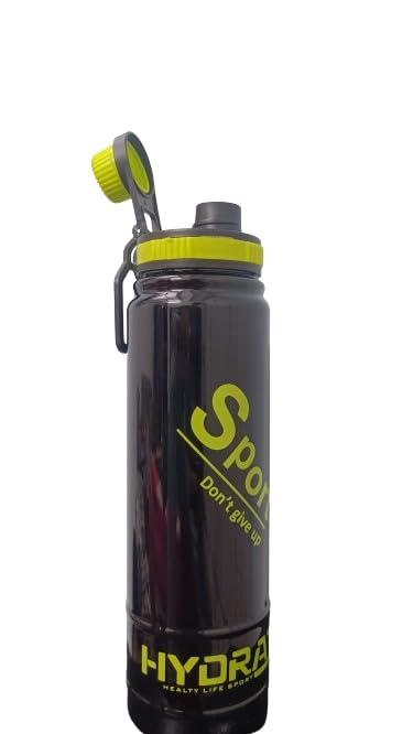 Kiyansh Enterprise 900ml Leakproof Plastic Water Bottle for Kids, Gym & Office - BPA-Free, Durable & Eco-Friendly (Green, Pack of 1) - Perfect for School, Sports & Outdoor Activities