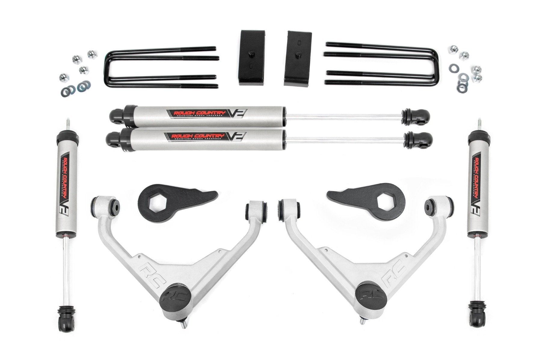 3 Inch Lift Kit for Chevy/GMC Sierra/Silverado 2500 HD & Suburban/Yukon XL 2500 (2001-2010) - Heavy Duty Suspension Upgrade with FT Code V2 | Off-Roading, Towing & Improved Ground Clearance