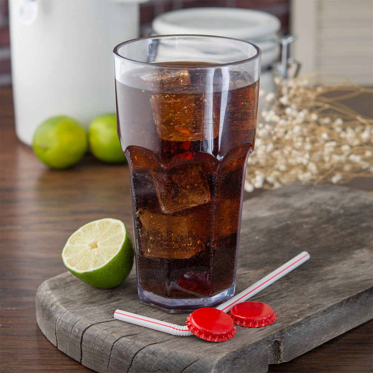 Carlisle 582207 Louis SAN 22 oz Insulated Tumbler with Lid - Case of 24 - Perfect for Coffee, Tea & Cold Drinks at Office, Home or Outdoor Activities