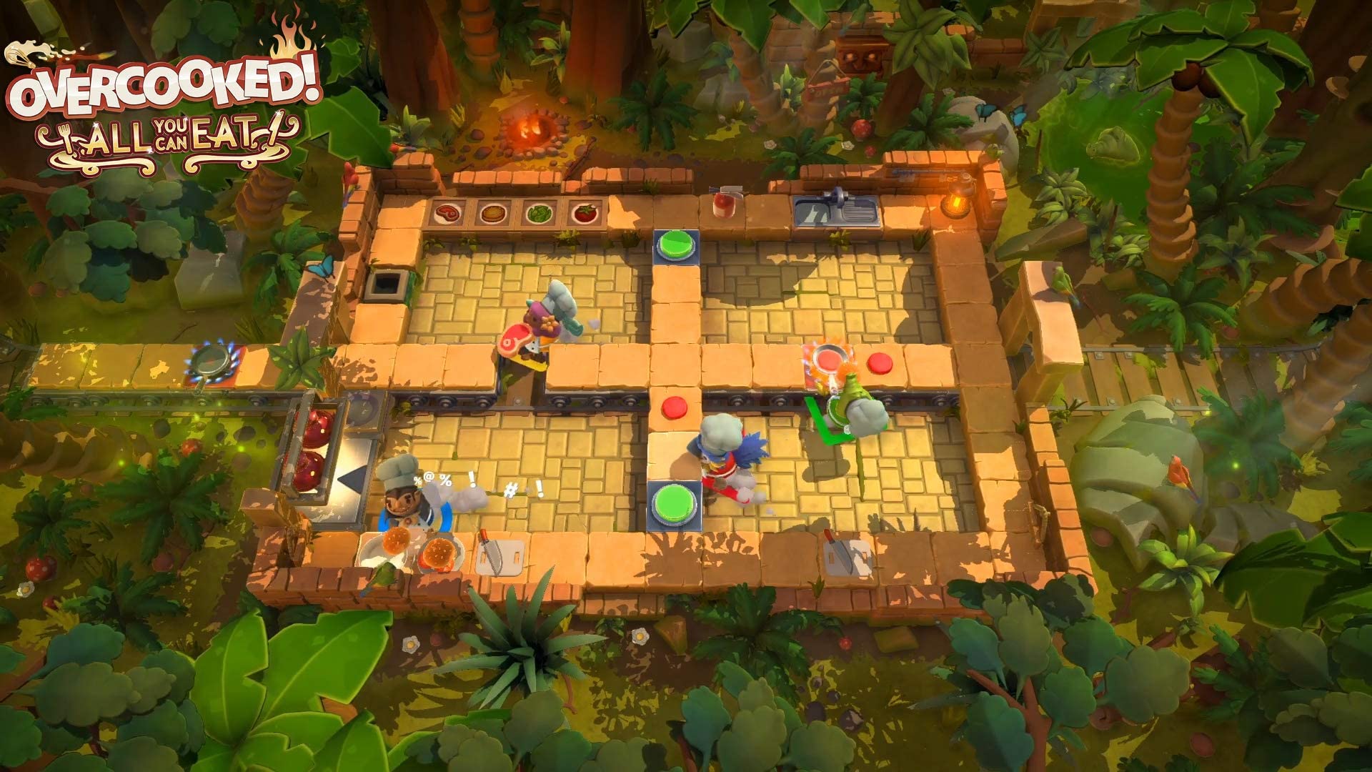 Overcooked All You Can Eat - PS5 Game (French Edition) | Fun Multiplayer Cooking Simulation for Family & Friends Game Nights