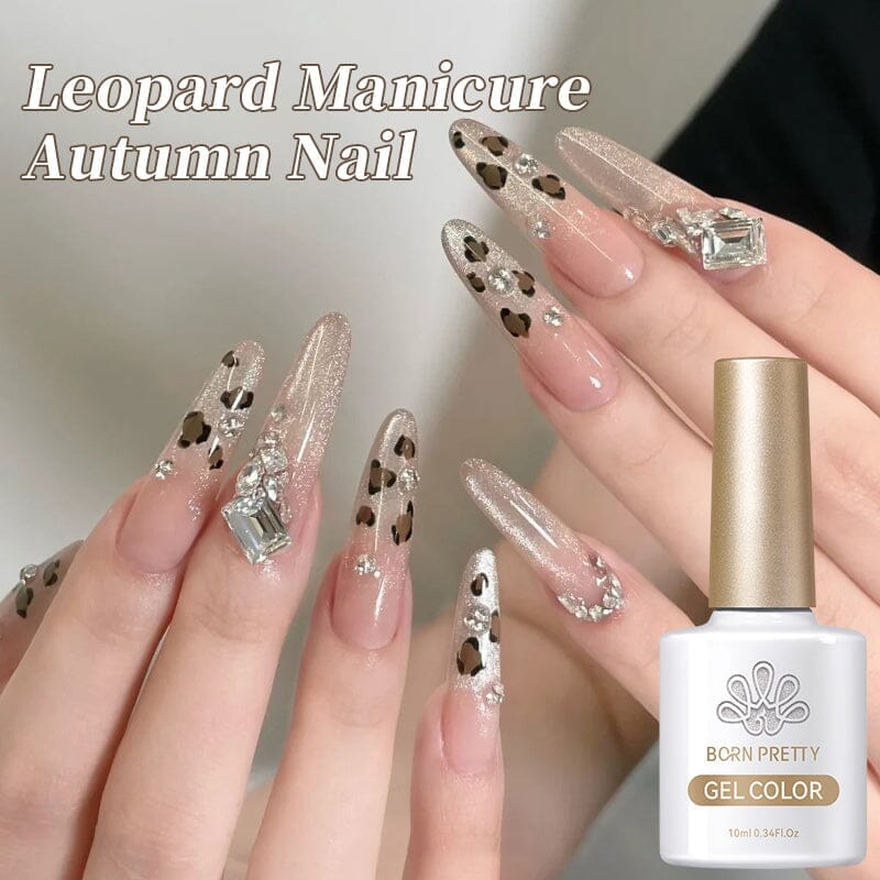 3pcs Set #03 Leopard Nail Art Gel Polish 10ml - Perfect for Salon, Home Manicure & Nail Design