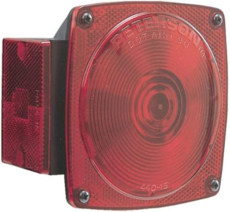 Anderson Marine 440 Under 80 Combo Taillight - Waterproof LED Boat Navigation Light for Pontoon, Fishing & Sailboats - Perfect for Night Cruising & Marine Safety