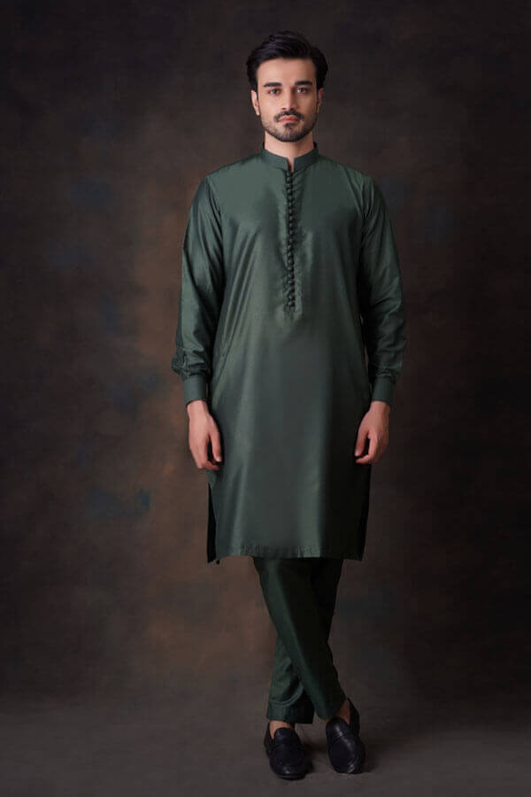 Emerald Green Kurta and Pyjama Pants Set for Women | Traditional Indian Ethnic Wear | Comfortable Cotton Outfit for Festivals, Weddings & Casual Wear