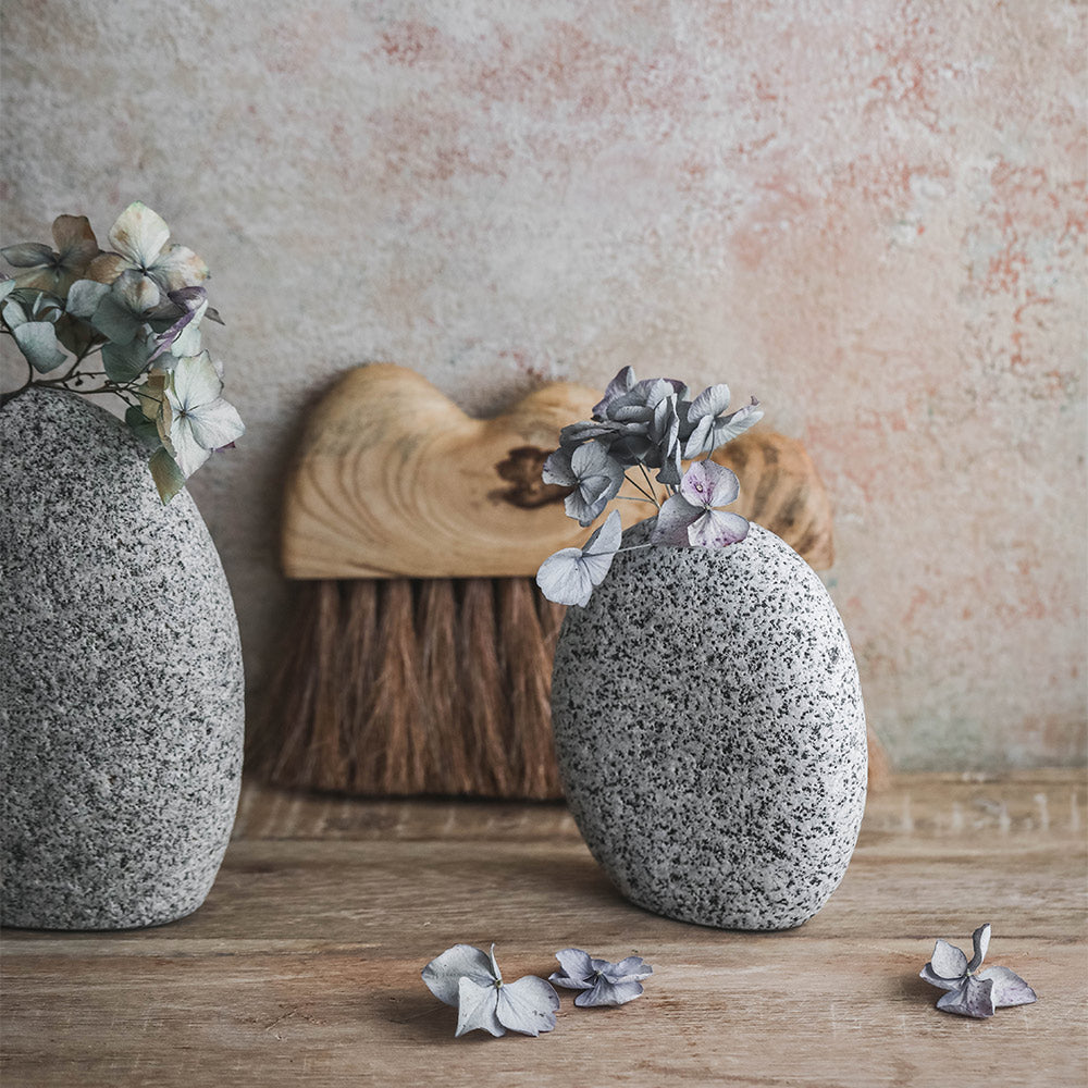 Handcrafted Stone Vase - Elegant Home Decor for Living Room, Dining Table & Wedding Centerpieces | Natural Stone Flower Vase for Modern & Rustic Interiors