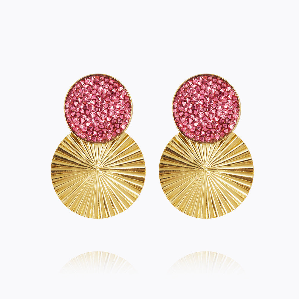Lizzy Earrings - Cute Pink Dangle Earrings for Women | Trendy Fashion Jewelry Gift for Her | Perfect for Parties, Weddings & Everyday Wear
