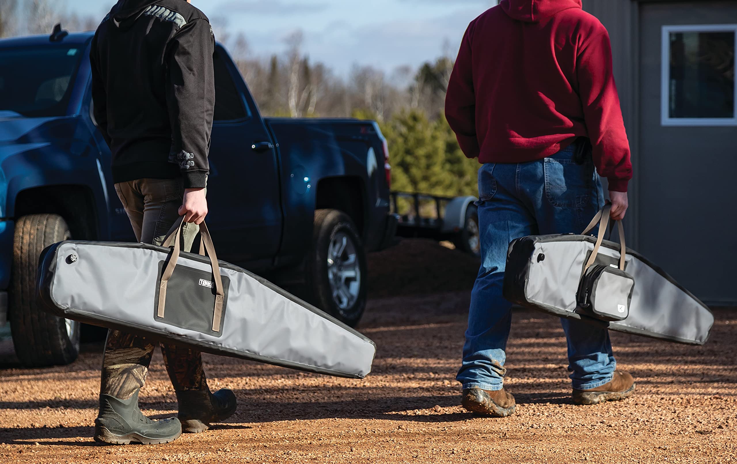 Kuryakyn 5178 Torke Dry Rifle Bag Plus - Waterproof Gun Case with Plush Padding for Firearm Protection | Hunting, Shooting Range & Outdoor Adventures (Black)