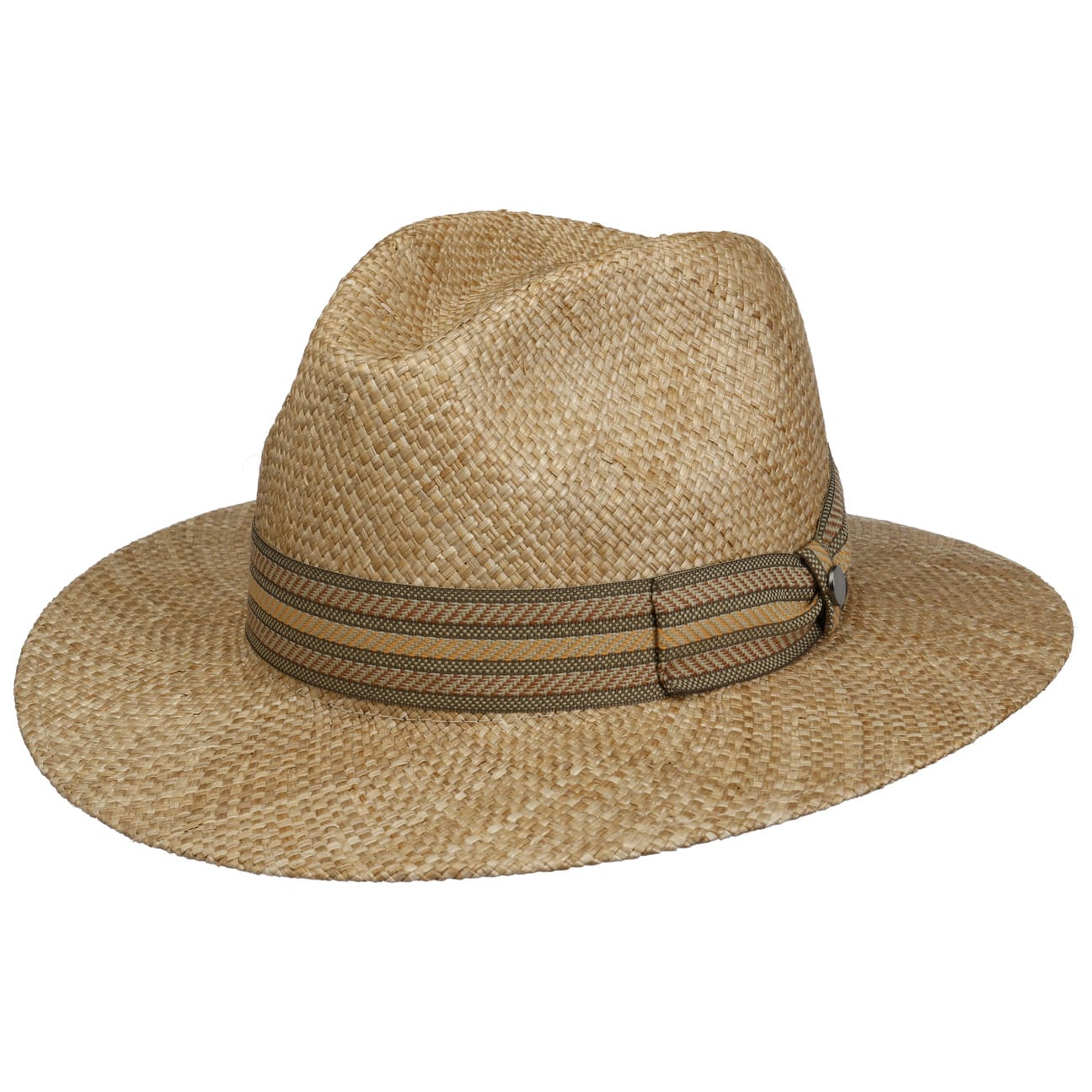 Lierys Barelo Traveller Straw Hat - Wide Brim Sun Hat for Women & Men - UPF 50+ UV Protection - Perfect for Beach, Travel & Outdoor Activities