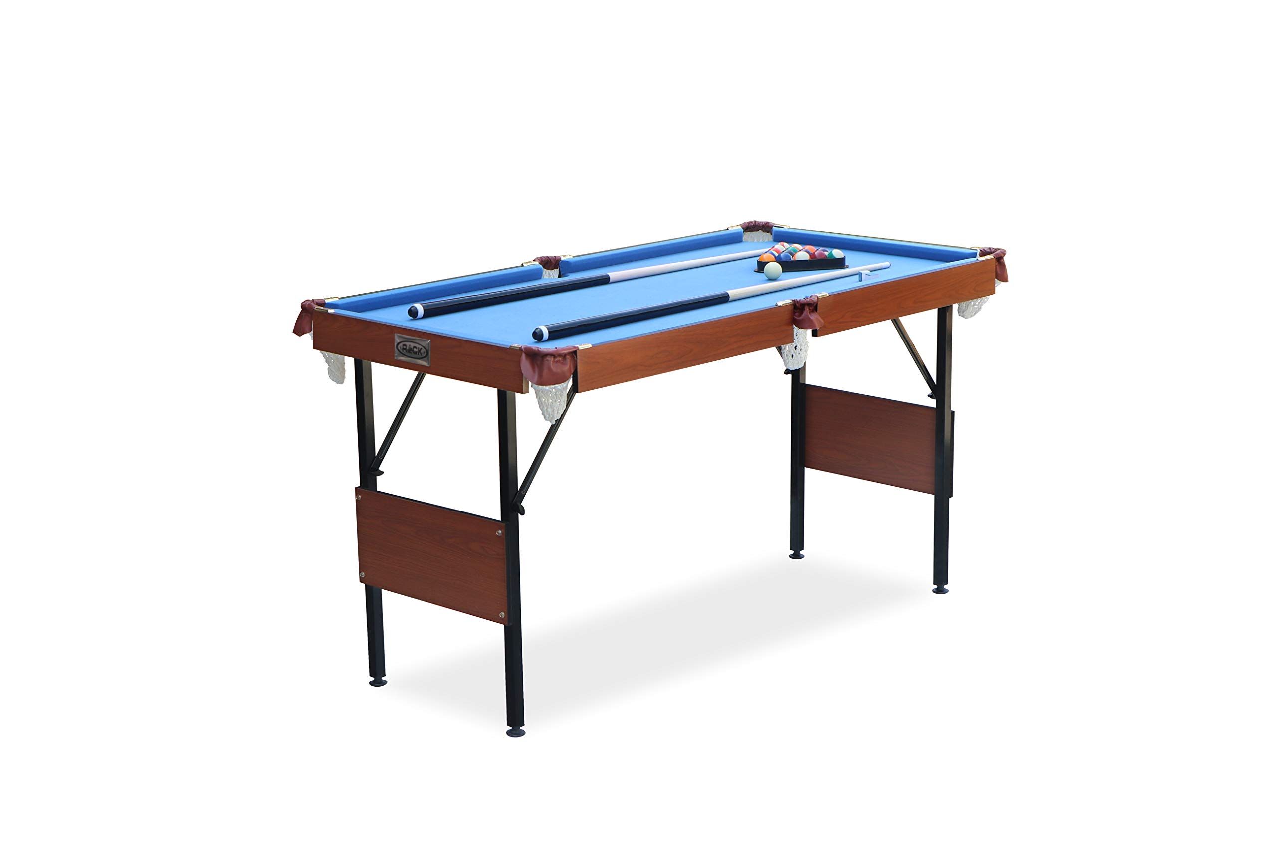 55-Inch Folding Billiard Table | Portable Pool Table for Home & Game Room | Space-Saving Indoor/Outdoor Entertainment for Parties & Family Fun