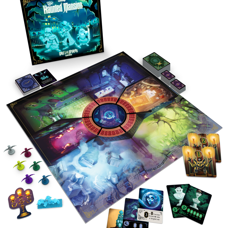 Disney The Haunted Mansion Call of the Spirits Board Game - Family Fun Horror Strategy Game for Halloween Parties & Game Nights