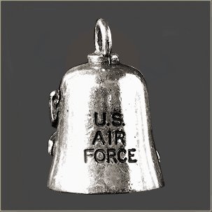 US Air Force Gremlin Bell - Motorcycle Guardian Bell for Protection & Good Luck - Perfect for Bikers, Riders & Military Enthusiasts