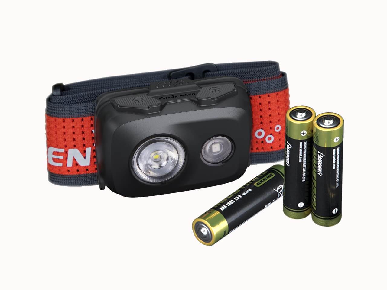 Fenix HL16 Lightweight Outdoor Hiking LED Headlamp - 300 Lumens, USB Rechargeable, Waterproof Headlight for Camping, Running, Fishing & Emergency Use