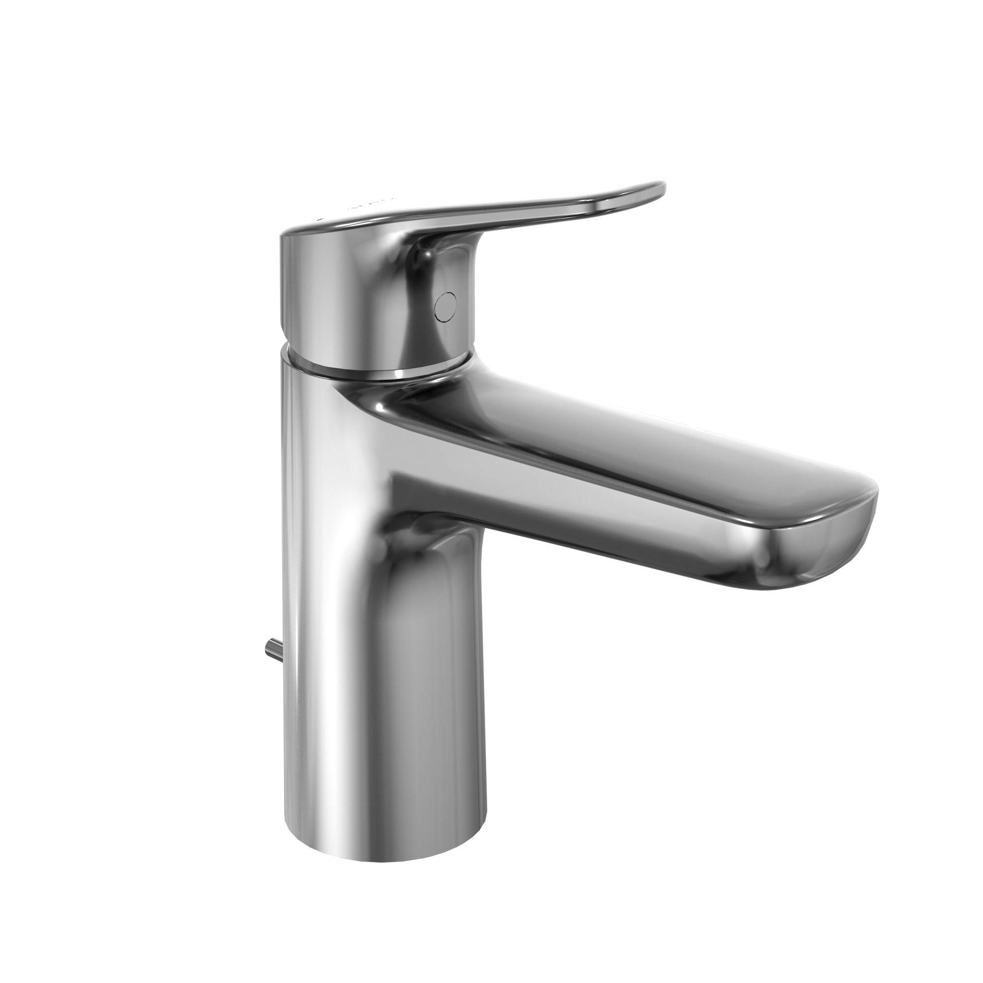 TOTO TLG03301U#CP Polished Chrome Bathroom Faucet - Modern Waterfall Spout Design for Bathroom Sink, Vanity & Powder Room (Bathroom Accessories Included)