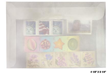 Guardhouse Glassine #7 Envelopes 4 1/8 x 6 1/4” (105 x 159mm) - Pack of 1000 - Acid-Free Archival Protection for Stamps, Photos & Documents - Perfect for Collectors, Crafting & Mailing